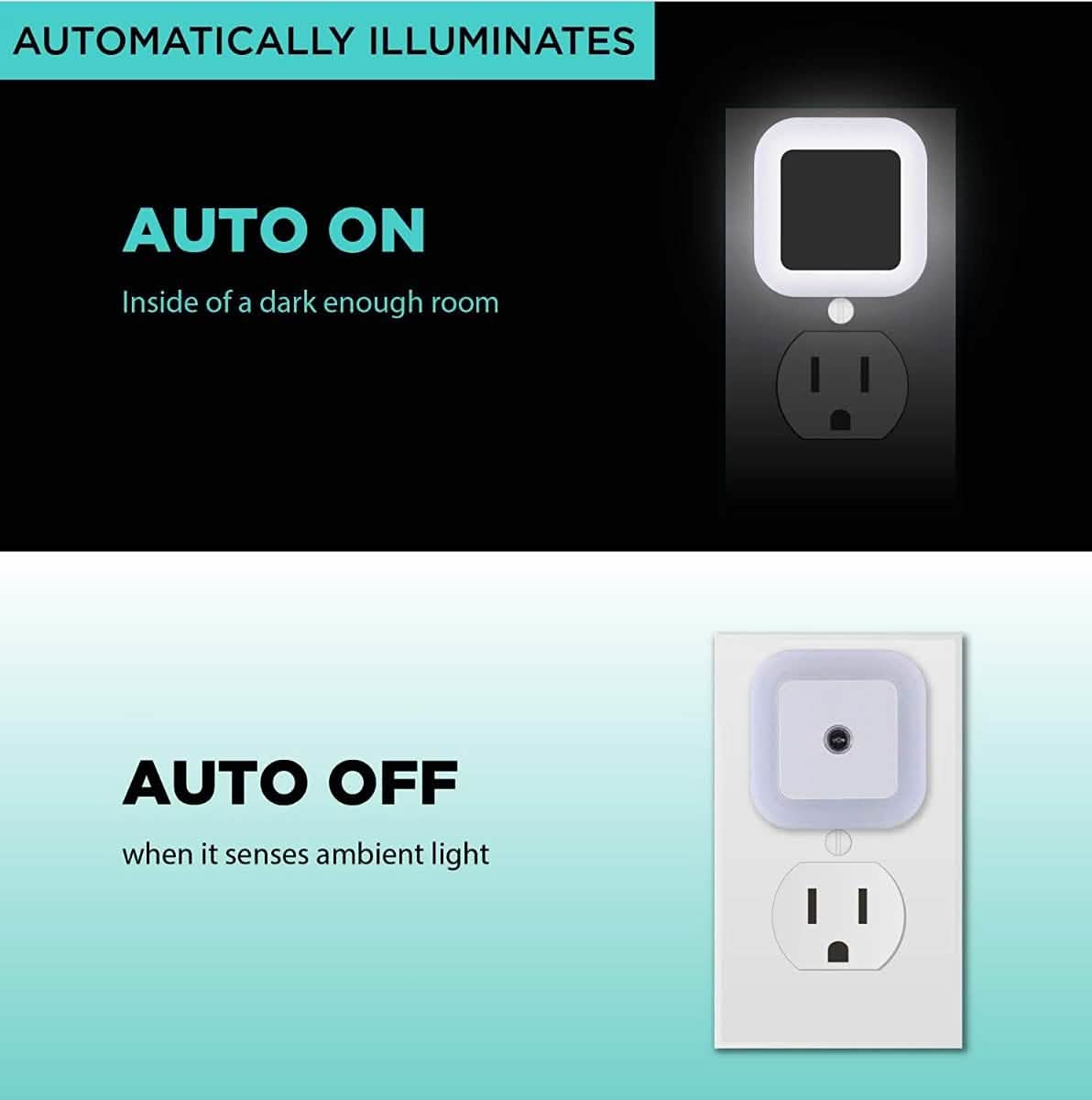 6-Pack: Plug-in LED Night Light