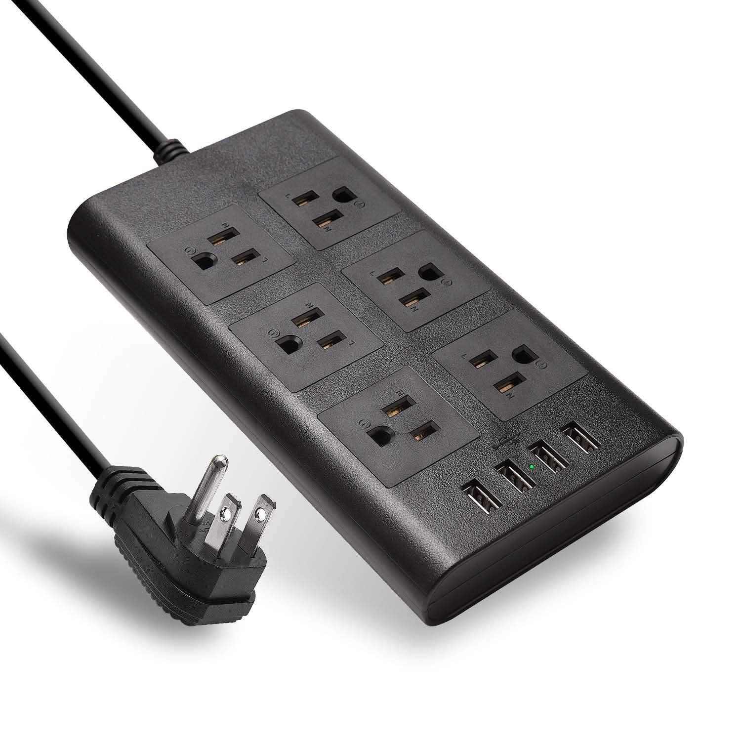9.8ft USB Power Strip Surge Protector