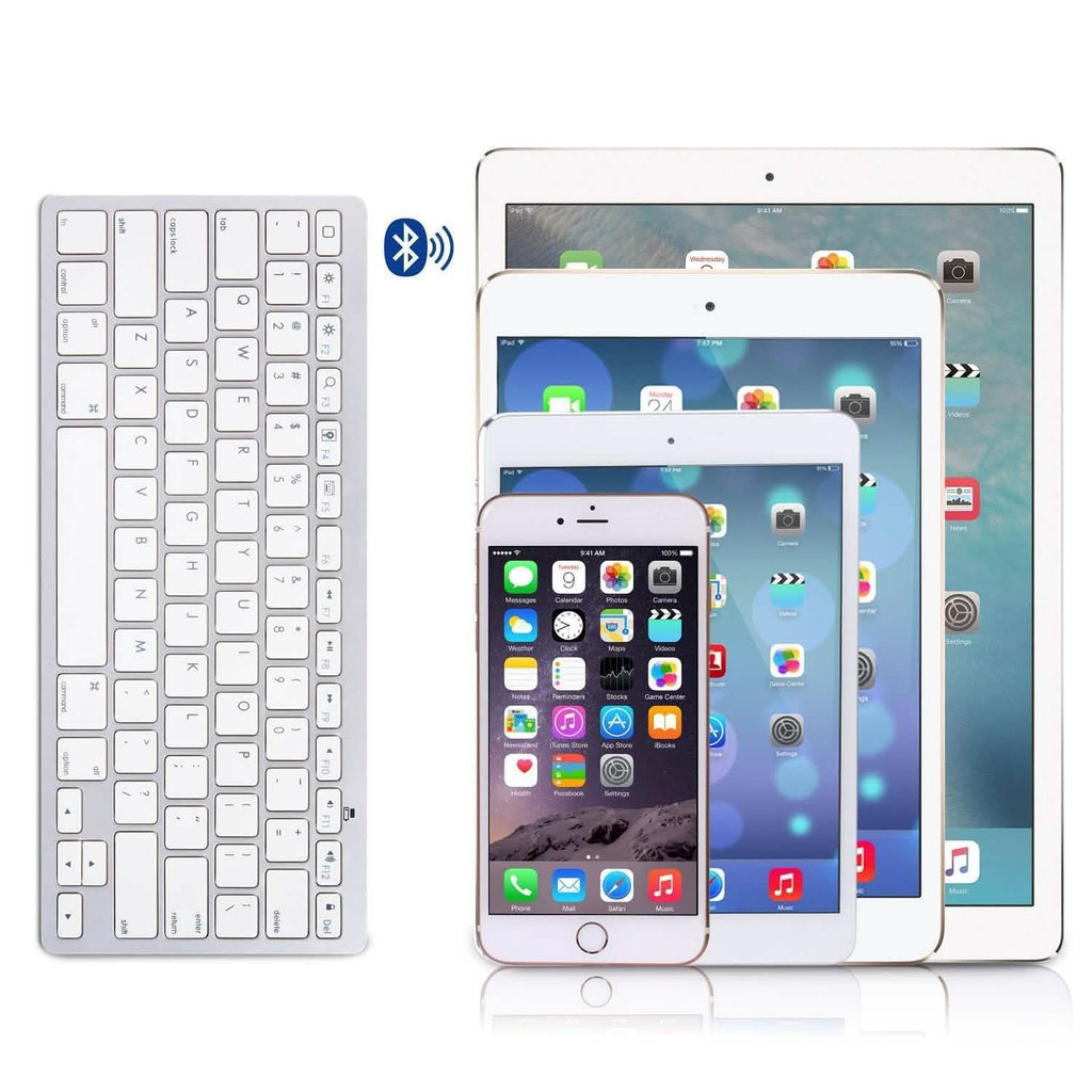 Ultra-Slim Bluetooth Keyboard - Assorted Colors