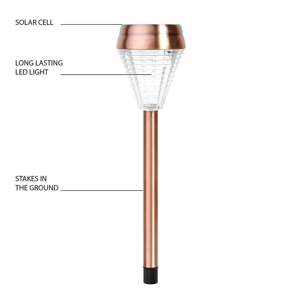6-Pack: EcoThink Outdoor Solar LED Pathway Light