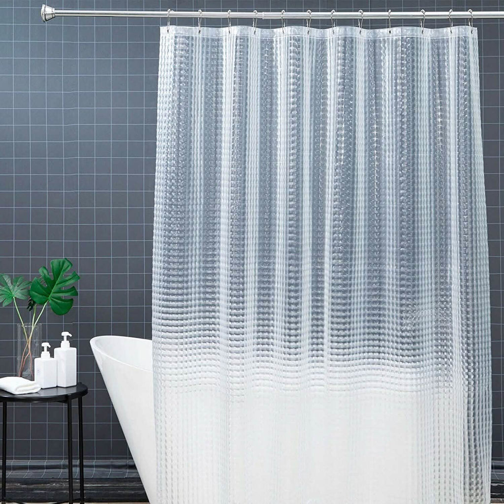 72 Inch FITNATE EVA Shower Clear Curtain Liner