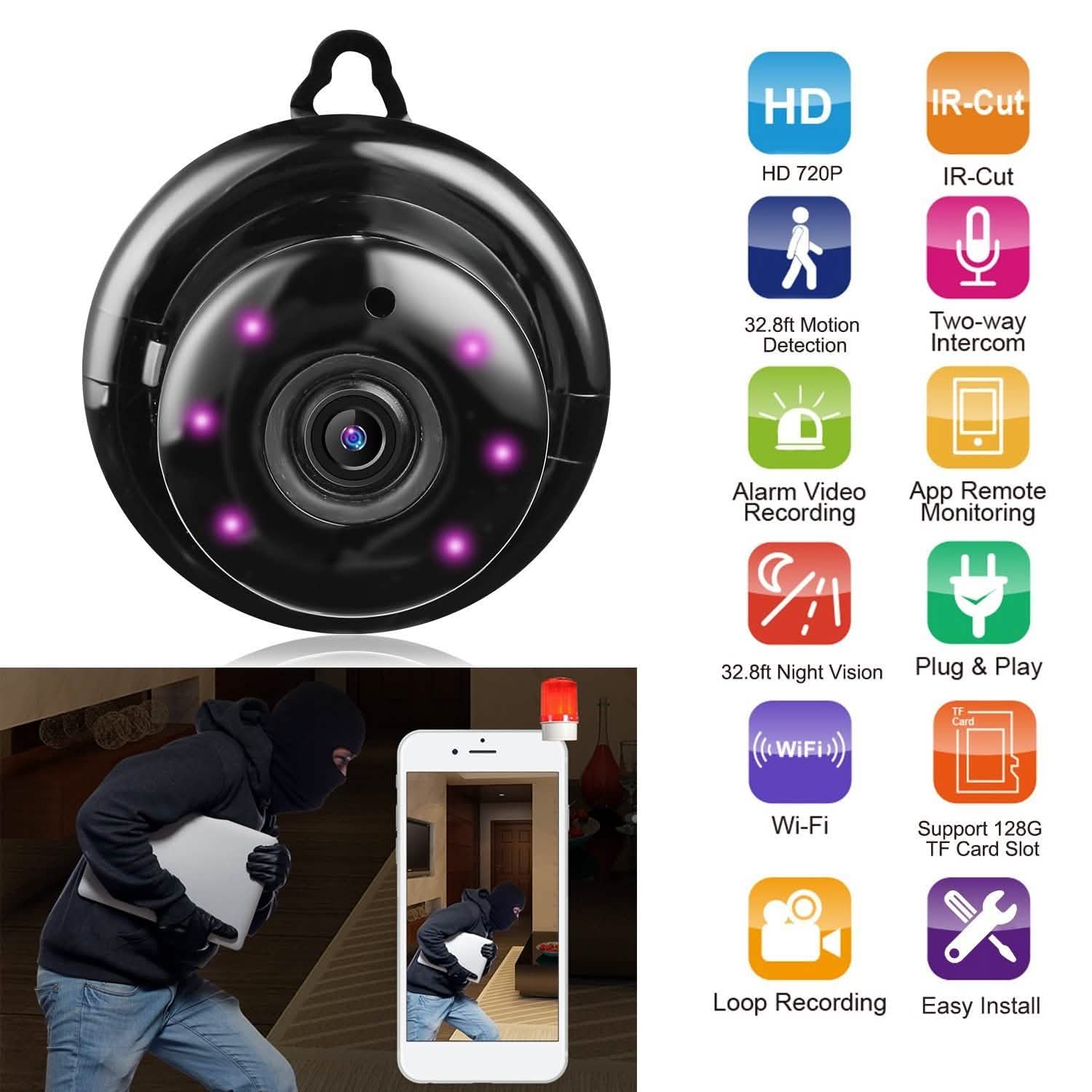 720 WIFI IP Camera Motion Detection
