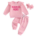 AliExpress Valentine's Day Love Flounced Sleeve Set Headdress Three-piece Set