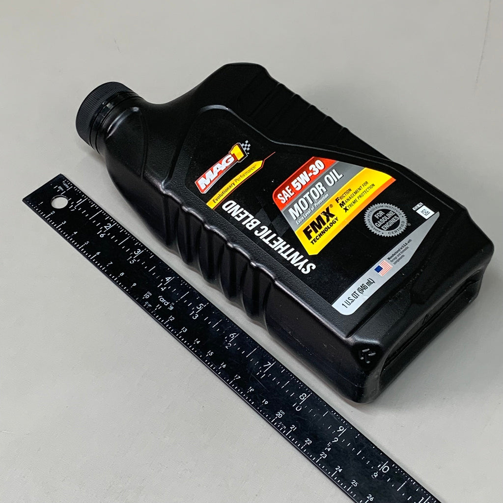 MAG1 (6 PACK!) Conventional FMX Technology SAE 5W-30 Motor Oil 1 QT Per Bottle 61652