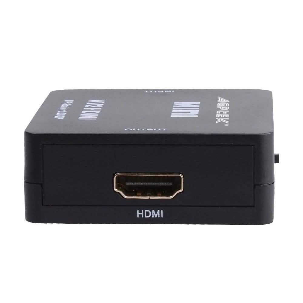 720p 1080p AGPtek Mini Composite AV CVBS 3RCA to HDMI Video Converter Adapter