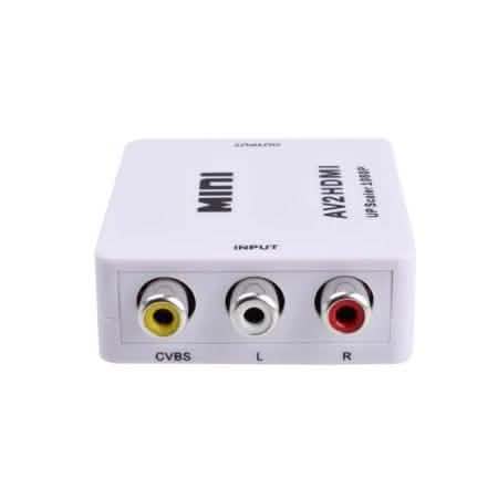 720p 1080p Upscaler Mini Composite AV CVBS 3RCA to HDMI Video Converter Adapter