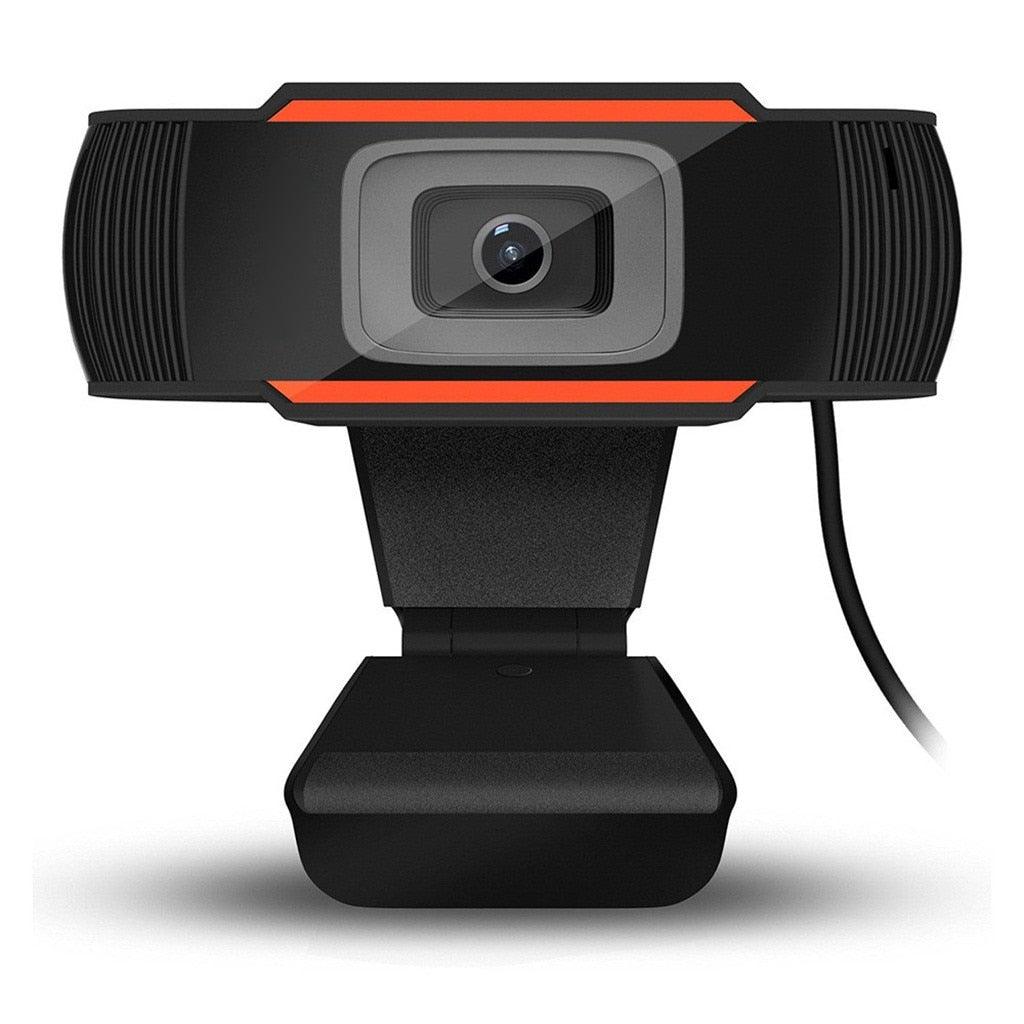 720p HD Webcam with Mic Rotatable PC Desktop Web Camera Cam Mini Computer WebCamera Cam Video Recording Work Video Calling and Recording For Camera Desktop OR Laptop Gaming Conferencing & Working