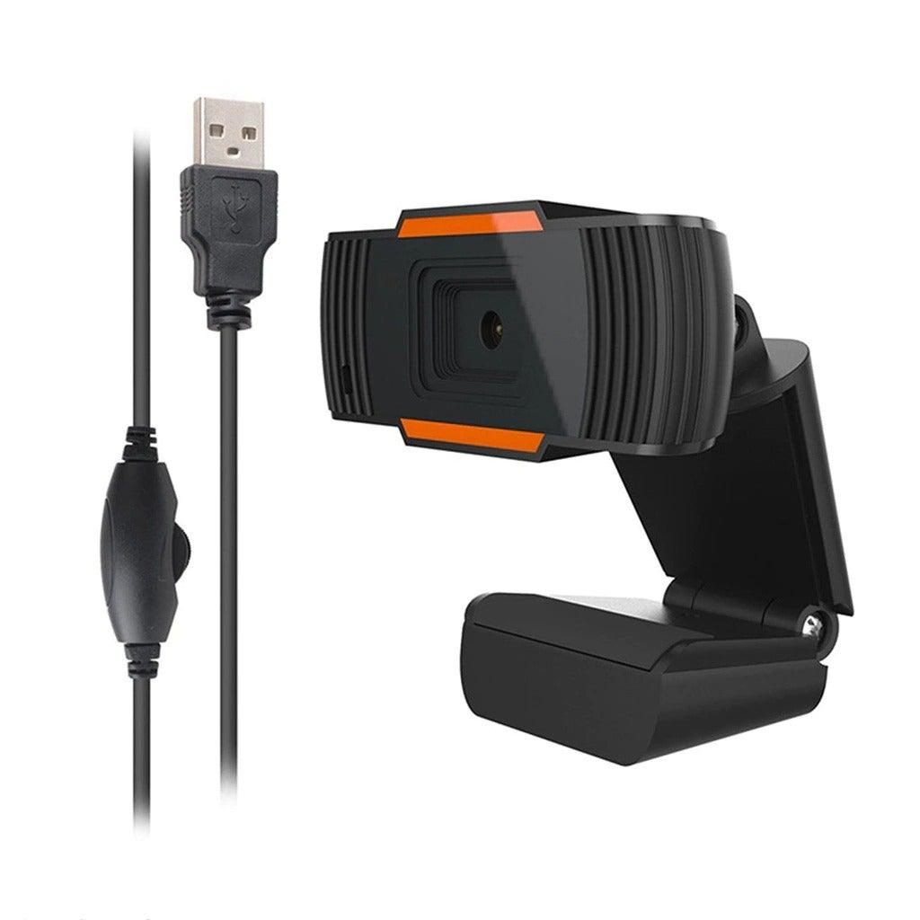 720p HD Webcam with Mic Rotatable PC Desktop Web Camera Cam Mini Computer WebCamera Cam Video Recording Work Video Calling and Recording For Camera Desktop OR Laptop Gaming Conferencing & Working