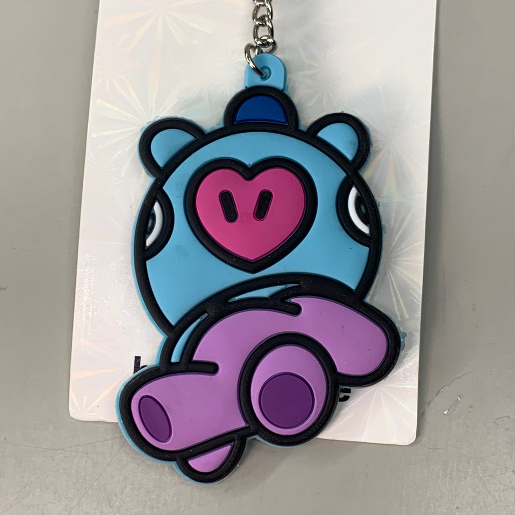 BTS 3-PACK! Kpop Korean Little Figure Tag Keychains of Characters Mang, Shooky & Chimmy (New)