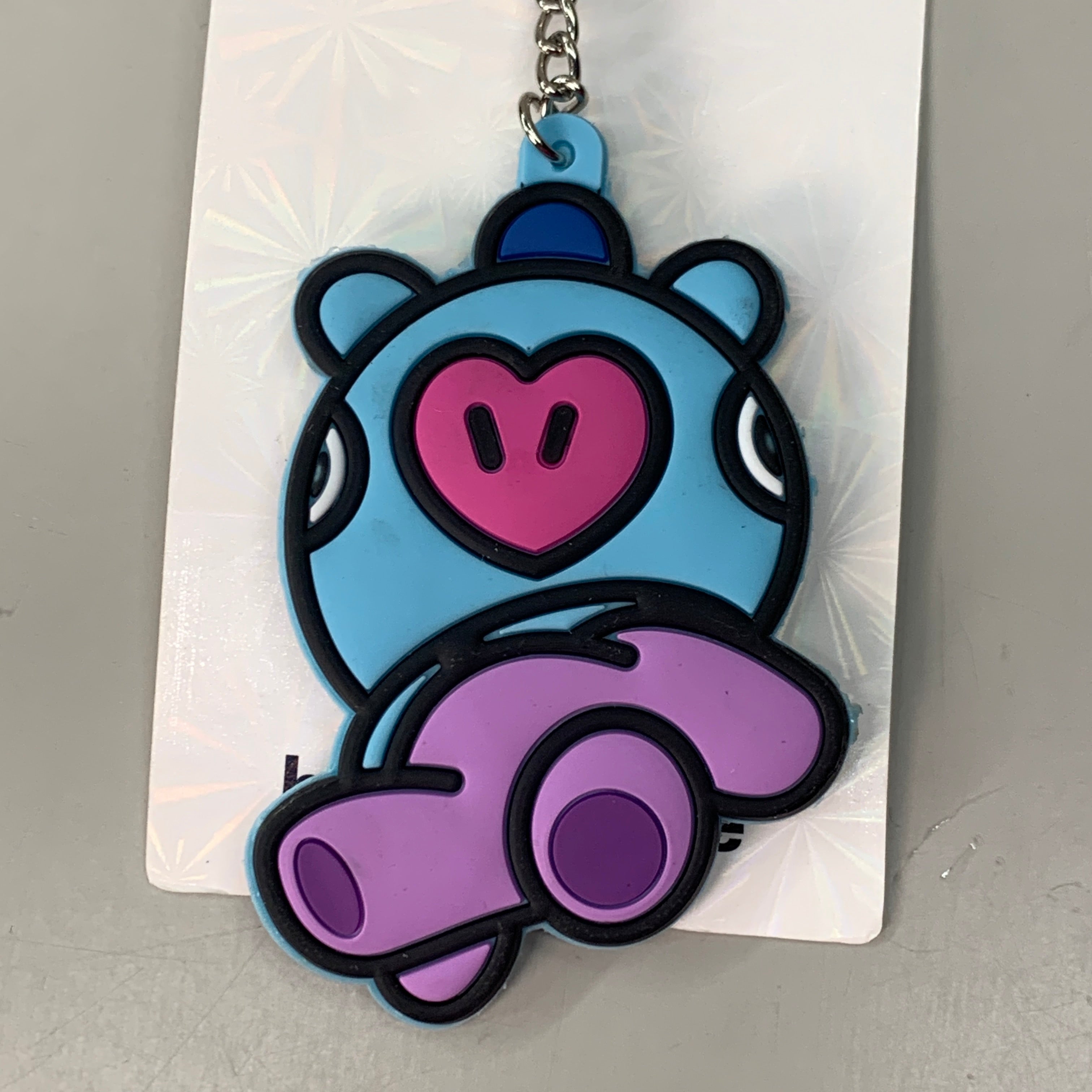 BTS 3-PACK! Kpop Korean Little Figure Tag Keychains of Characters Mang, Shooky & Chimmy (New)