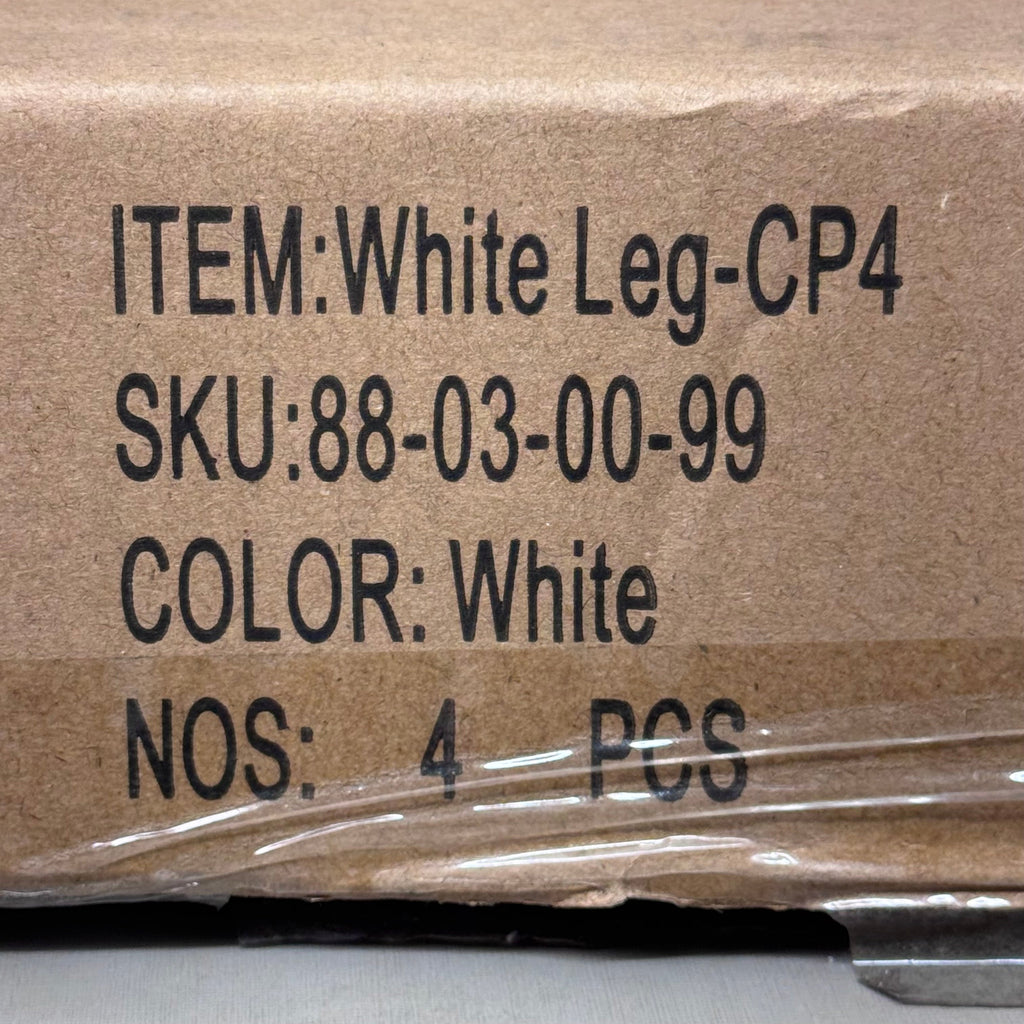 BRANCH (4 PACK) Legs CP4 Replacement Gripped Bottom 29" White 88-03-00-99