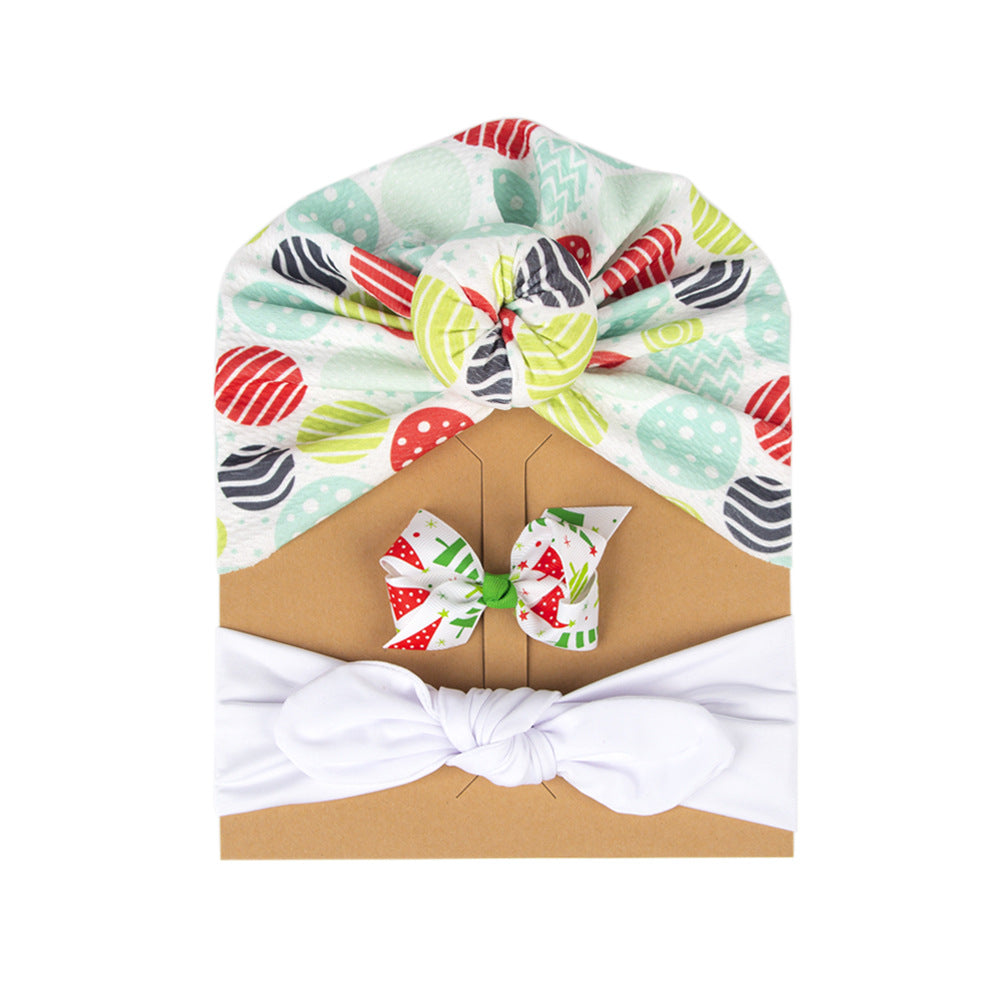 Cross-border Christmas Children's Hat Paper Card Set