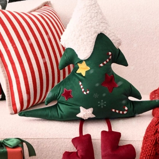 Christmas Tree Pillow Special-shaped Sofa Living Room Atmosphere New Year