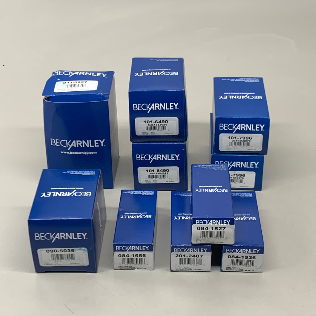 BECK ARNLEY Lot of 10 Miscellaneous Parts 2012407, 0841656, 0841526, 0841527, etc
