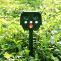 Solar ultrasonic dog repeller