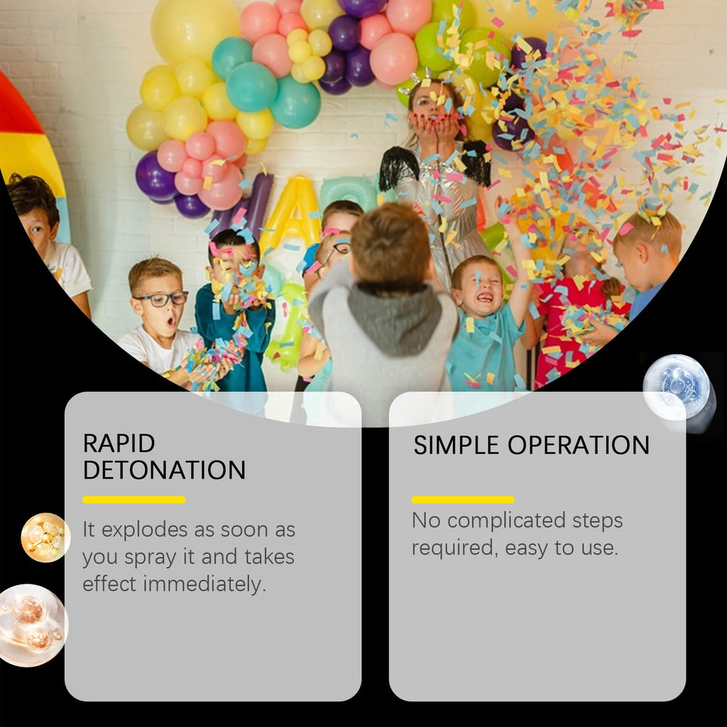 Balloon Atmosphere Agent, Free Balloon Safe Wedding Room Warm Festive Atmosphere Essential Spray