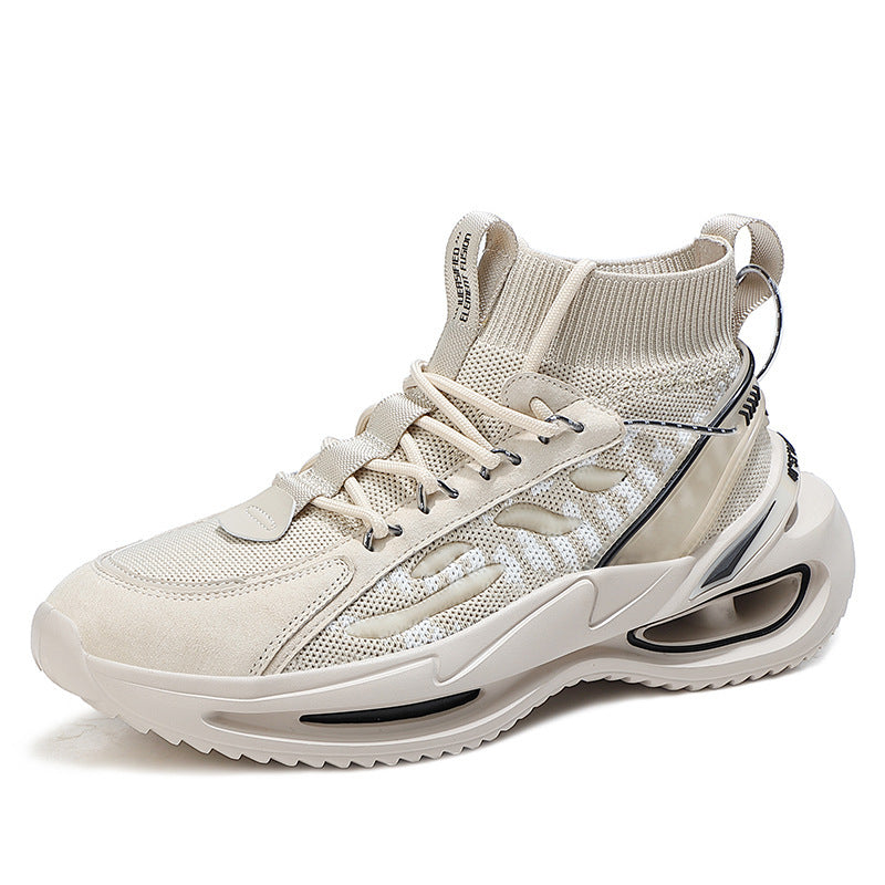 Men's casual shoes with increased breathability
