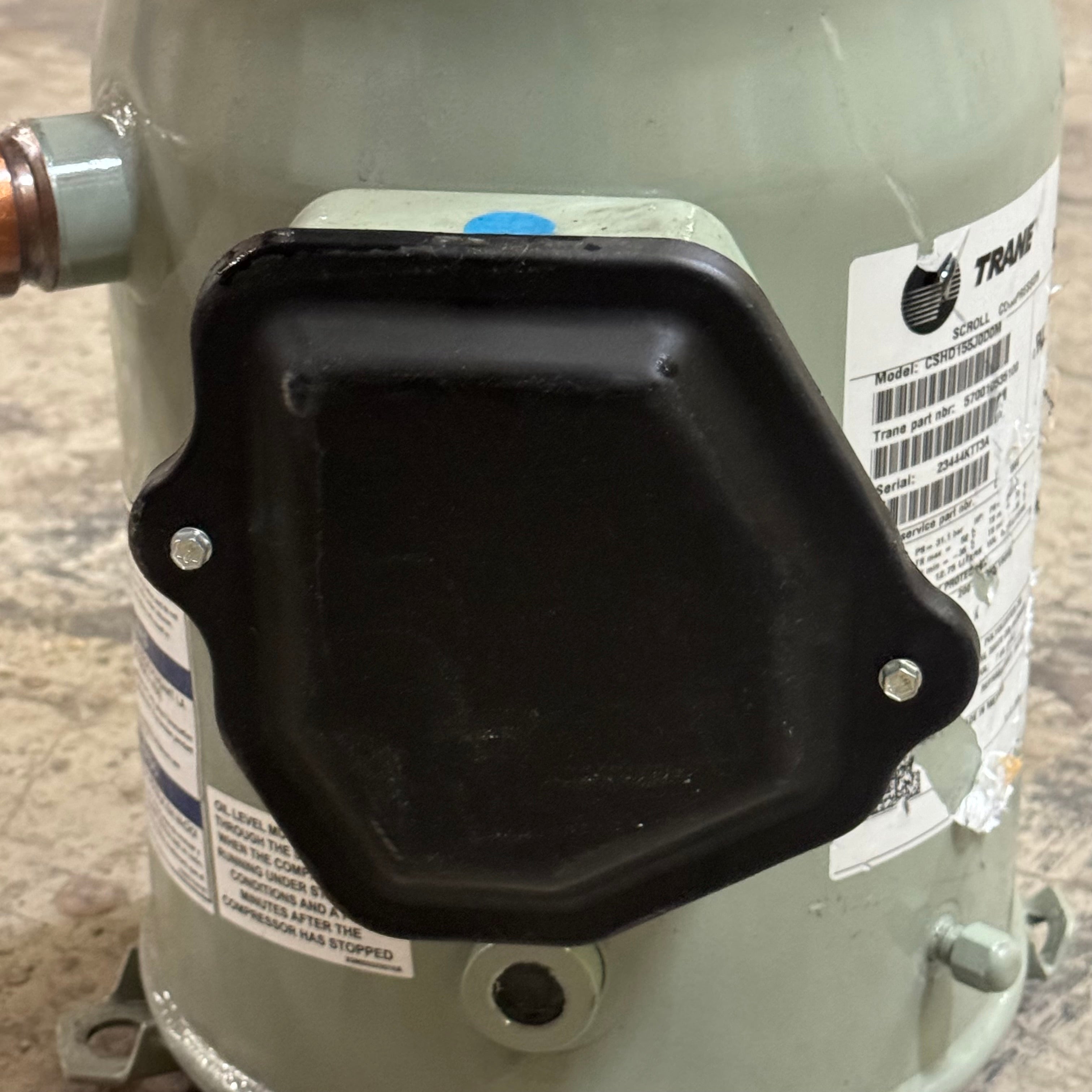 TRANE Scroll Compressor 20”Hx8”W Mint Green Iron CSHD155J0D0M (AS-IS)