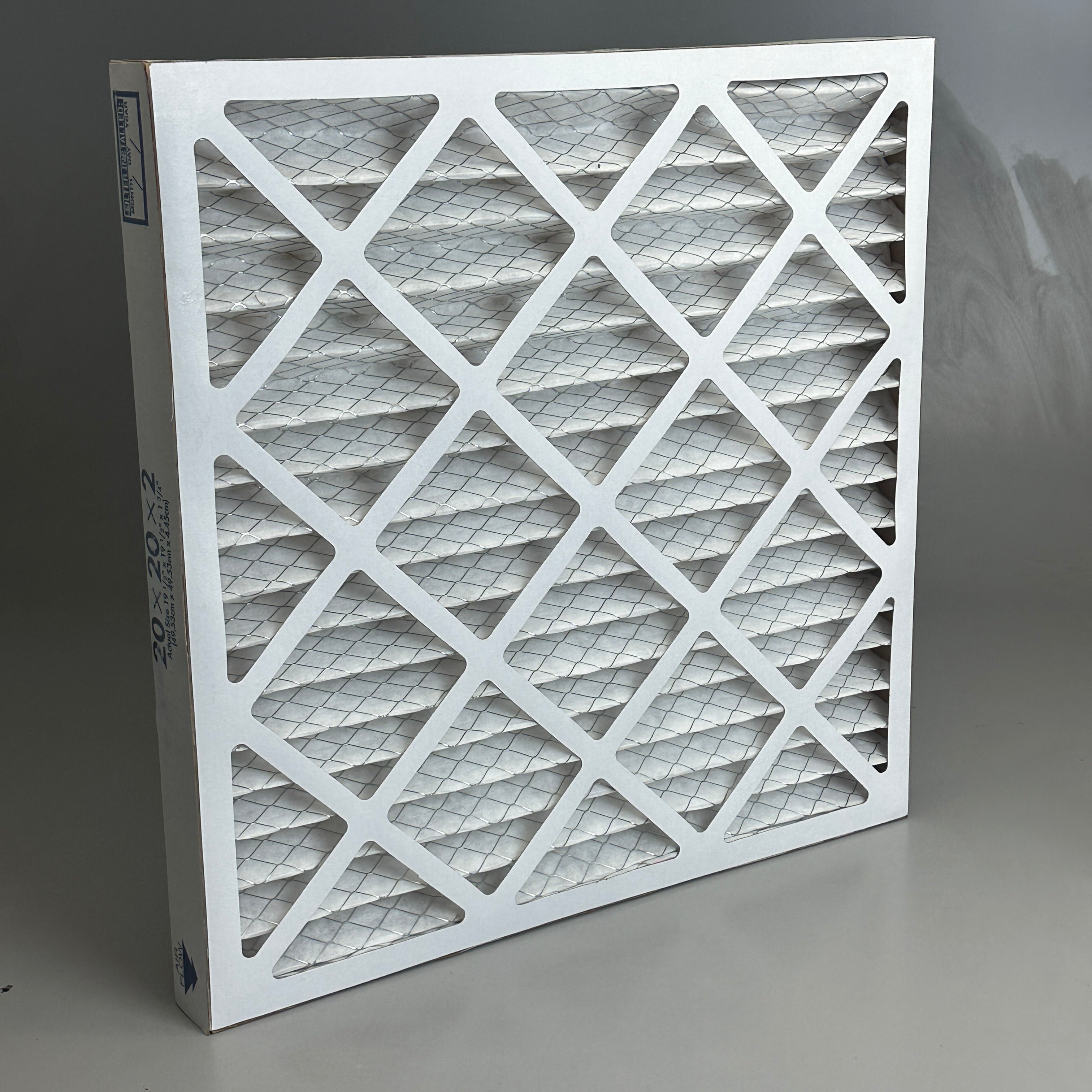 AIR FLOW AC/Furnace Air Filter White 20”x 20”x 2”