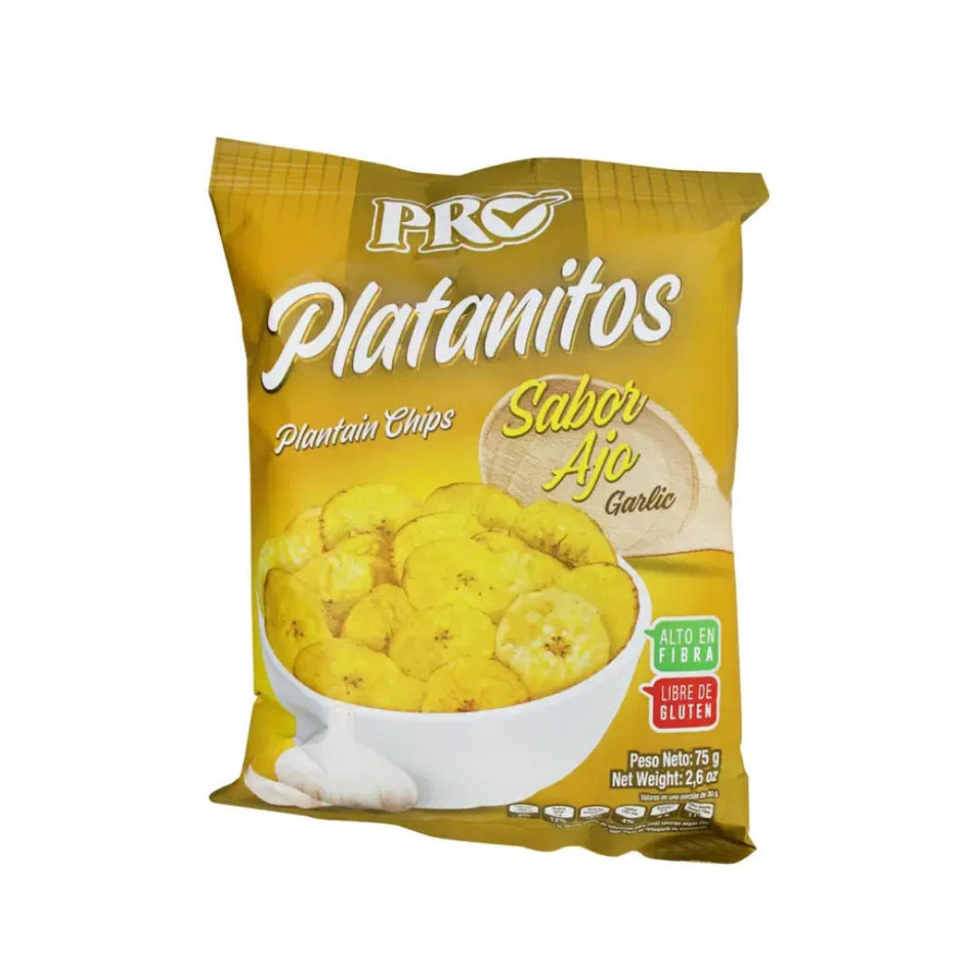 Pro Platanutre Garlic Plantain Chips 2.5oz