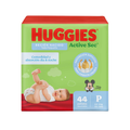 Huggies Active Sec Baby Diapers Size P/1 Recién Nacido (44 count)
