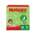 Huggies Active Sec Baby Diapers Size M/2 (36 count)