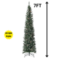 7 ft Slim Pencil Artificial Christmas Tree