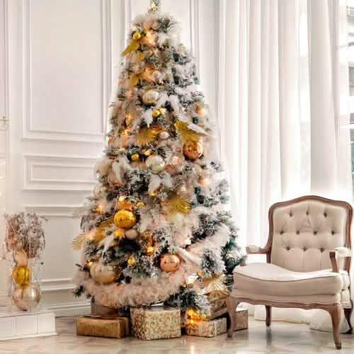 7.5 Ft. Hinged Artificial Fir Christmas Tree