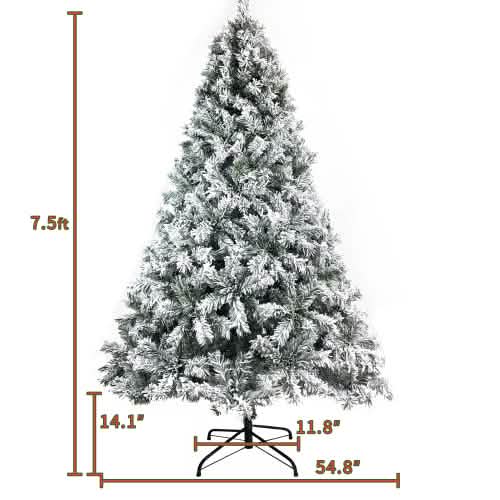 7.5 Ft. Hinged Artificial Fir Christmas Tree
