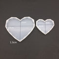 Crystal Epoxy Love Diamond Swing Table Mould