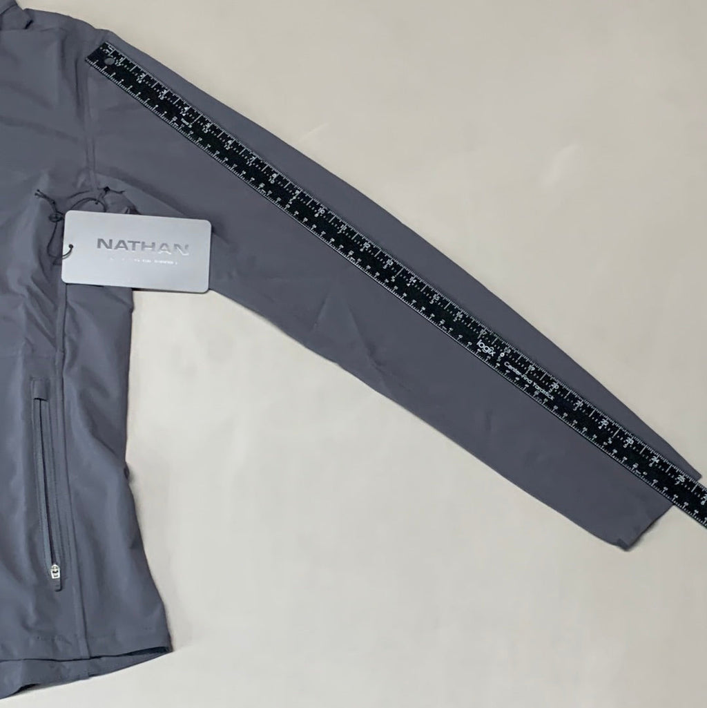 NATHAN Vamos Track Jacket Women's Sz XS Dark Charcoal NS50040-80078-XS (New)