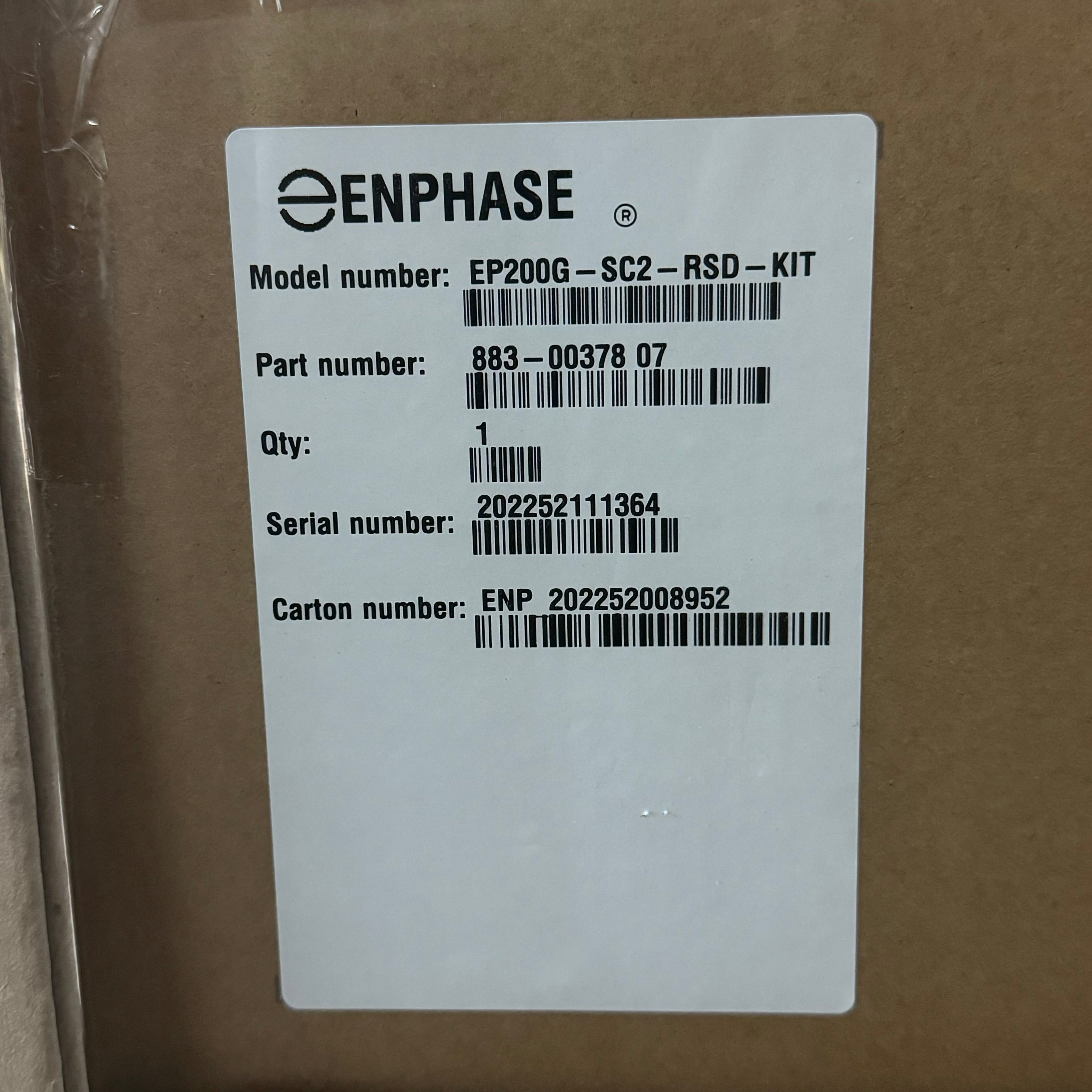 ENPHASE System Controller R2/IQ8 Ready EP200G-SC2-RSD-KIT Grey