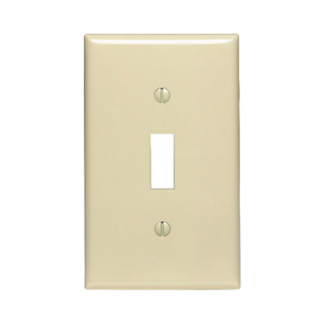 Switch Plate Cover Single White & Ivory