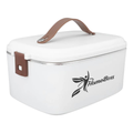 HomeBoss Electric Lunch Box Portable Food Warmer (White)