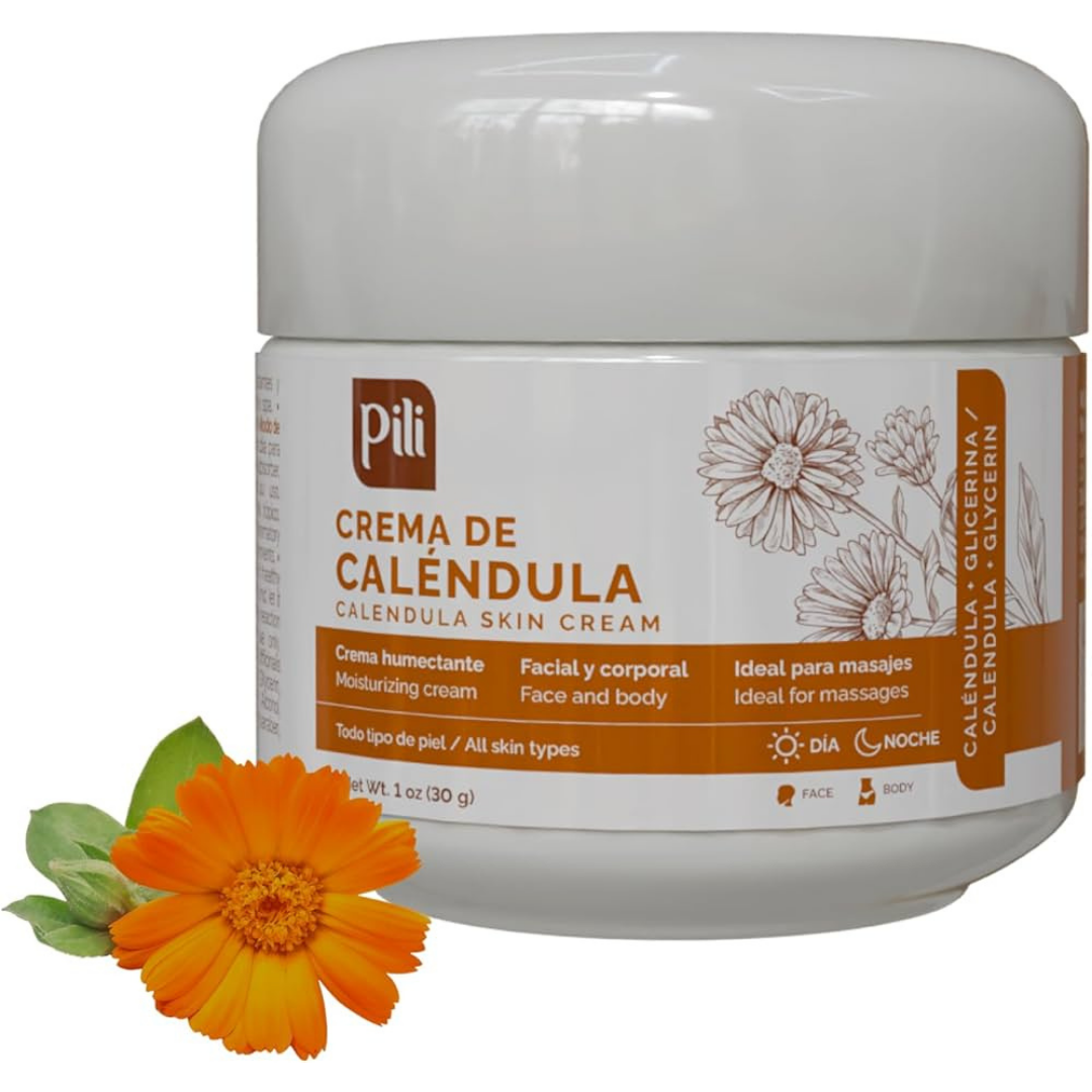 Pili Natural Calendula Skin Cream Moisturizer (2.5oz)