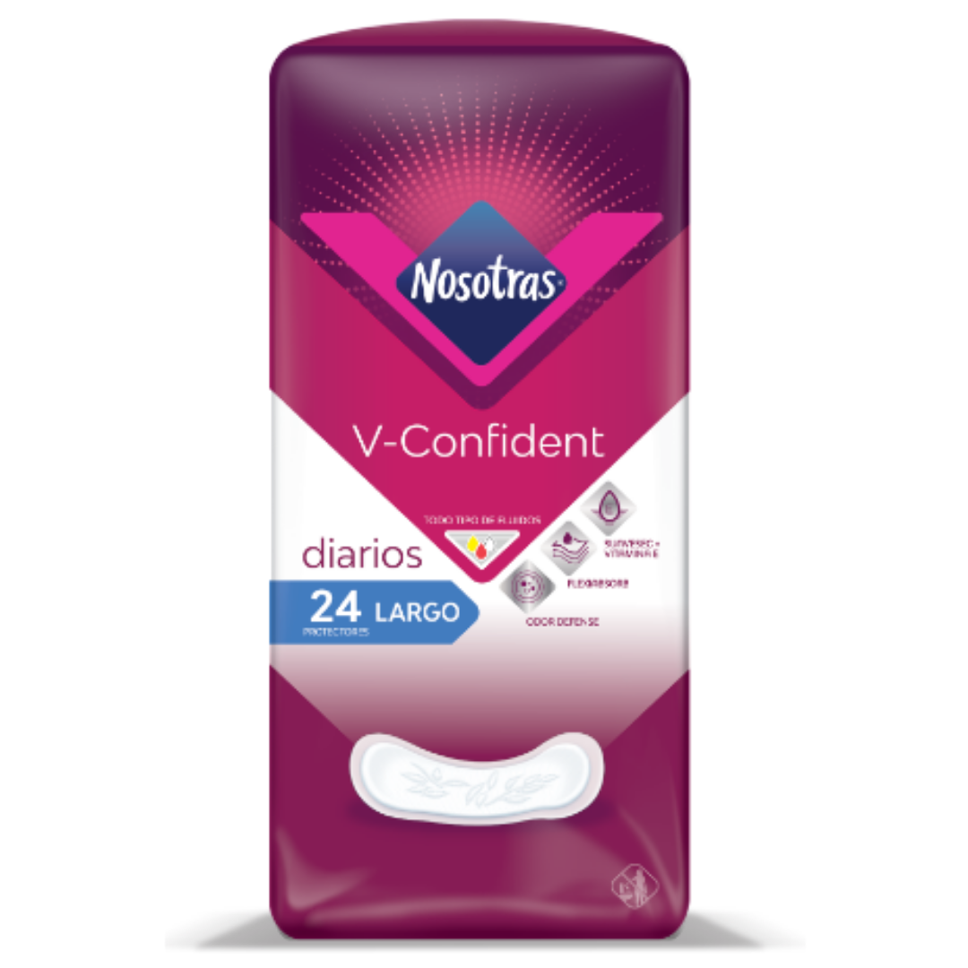 Nosotras V-Confident Daily Liners (24 Count)