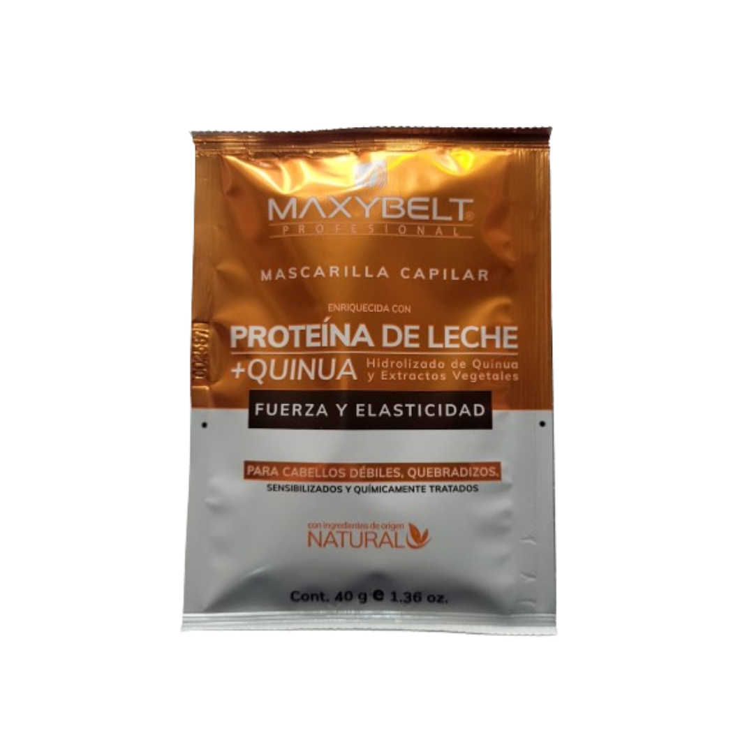 MaxyBelt Milk Protein + Quinoa Hair Mask (1.36 oz)