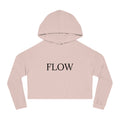 Cropped Hoodie Sweatshirt for Women with Cropped Design and Ribbed Cuffs