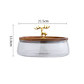 Glass Fruit Pot Coffee Table Snack Storage Box