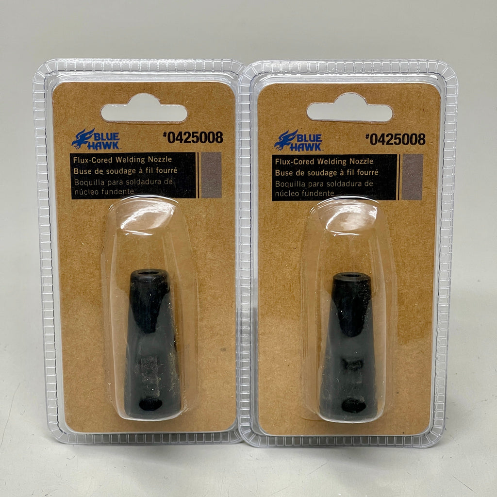 BLUE HAWK (2 PACK) Flux-Cored Welding Nozzle Black 0425008