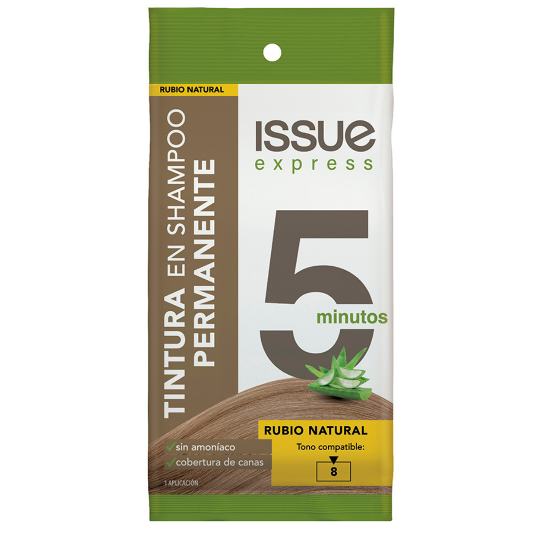 Issue Express 5 Minute Permanent Hair Color Sachet #8 Natural Blonde