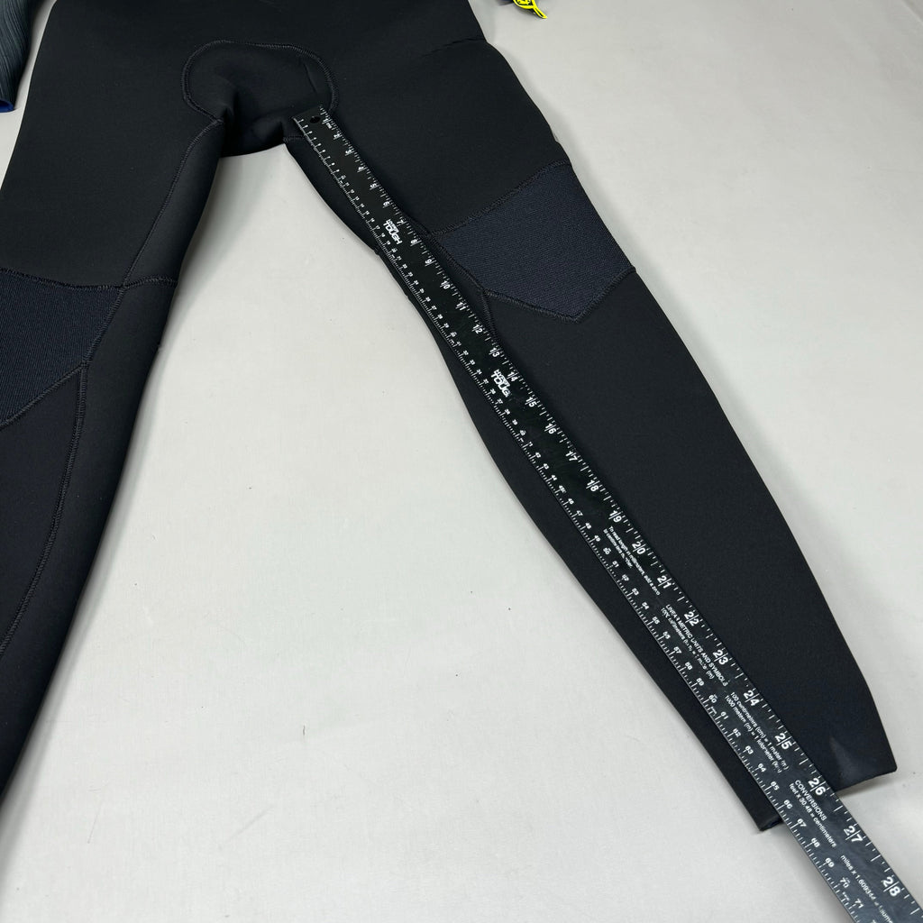 MYSTIC Majestic 2022 Fullsuit Back-zip Knitflex+ 5/4mm Sz L Black 35000.220005