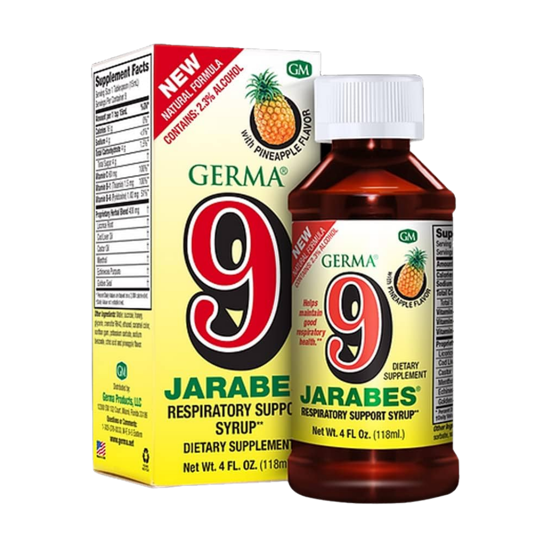 Germa 9 Herbal Syrups Set (4oz Each)