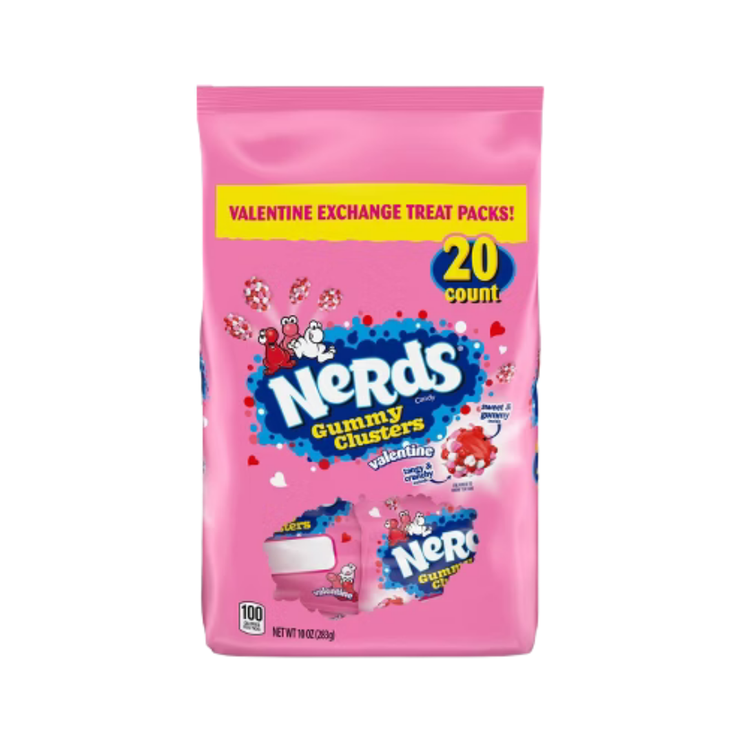 Nerds Gummy Clusters Valentine Exchange Treat Packs (20ct)