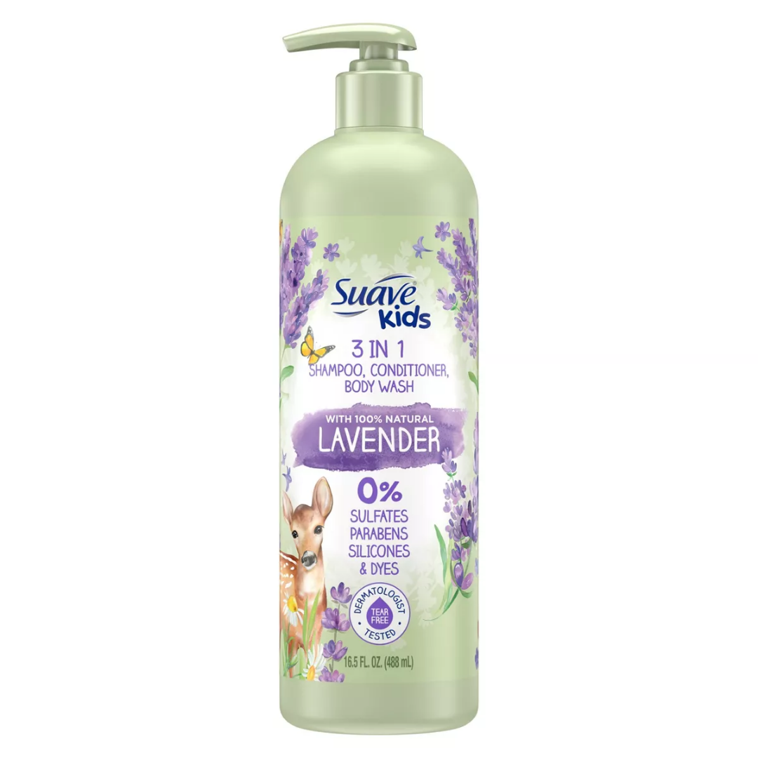 Suave Kids 3-in-1 Shampoo Conditioner Body Wash Coconut (22.5oz)