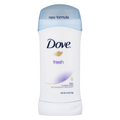 Dove Fresh Invisible Solid Antiperspirant Deodorant (2.6 oz)