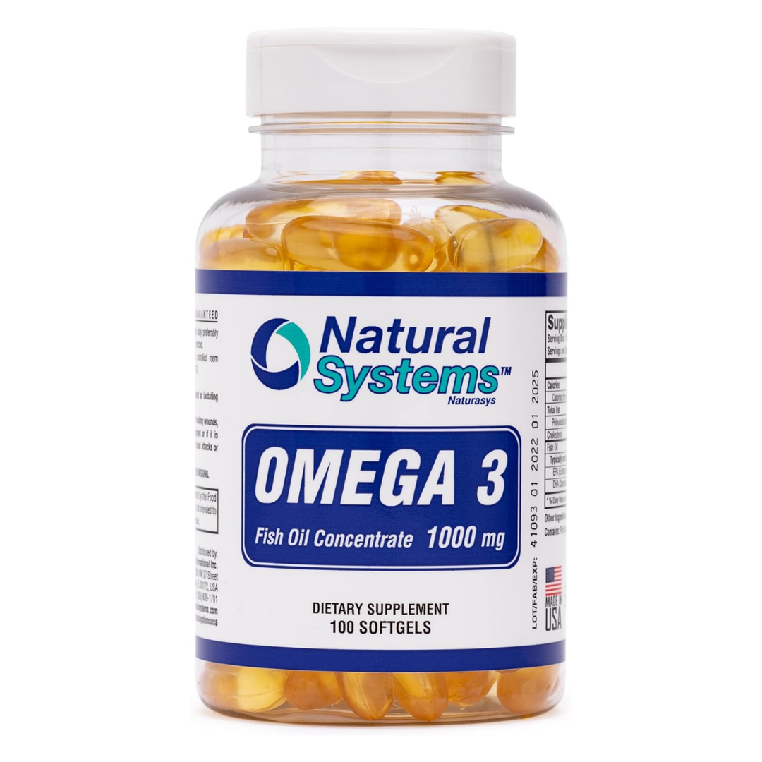 Natura Omega 3 Fish Oil Softgels (100ct)