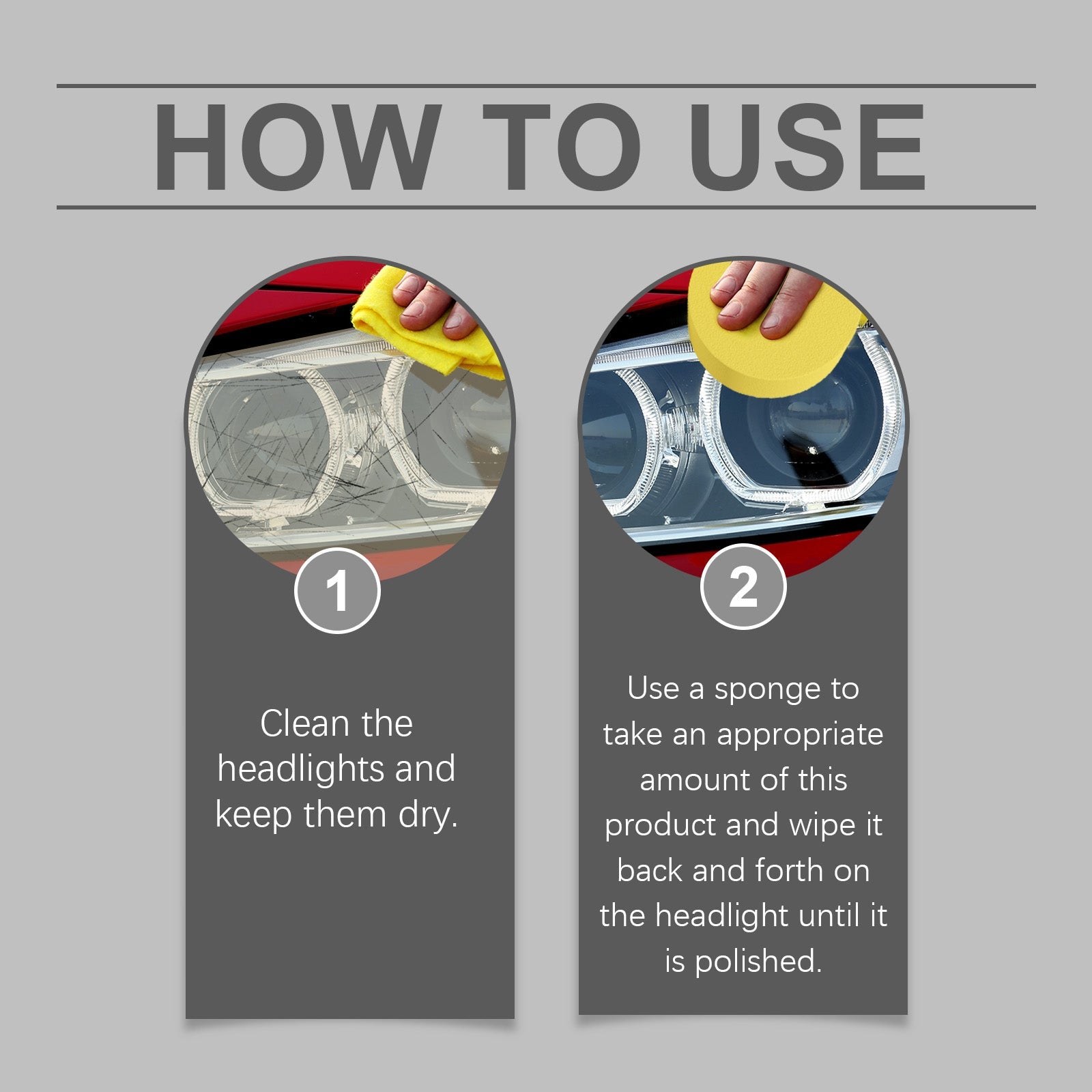 Automotive Headlight Repair Paste, Fill Scratches Repair Wear Lamps Care Maintenance Lamp Supplies