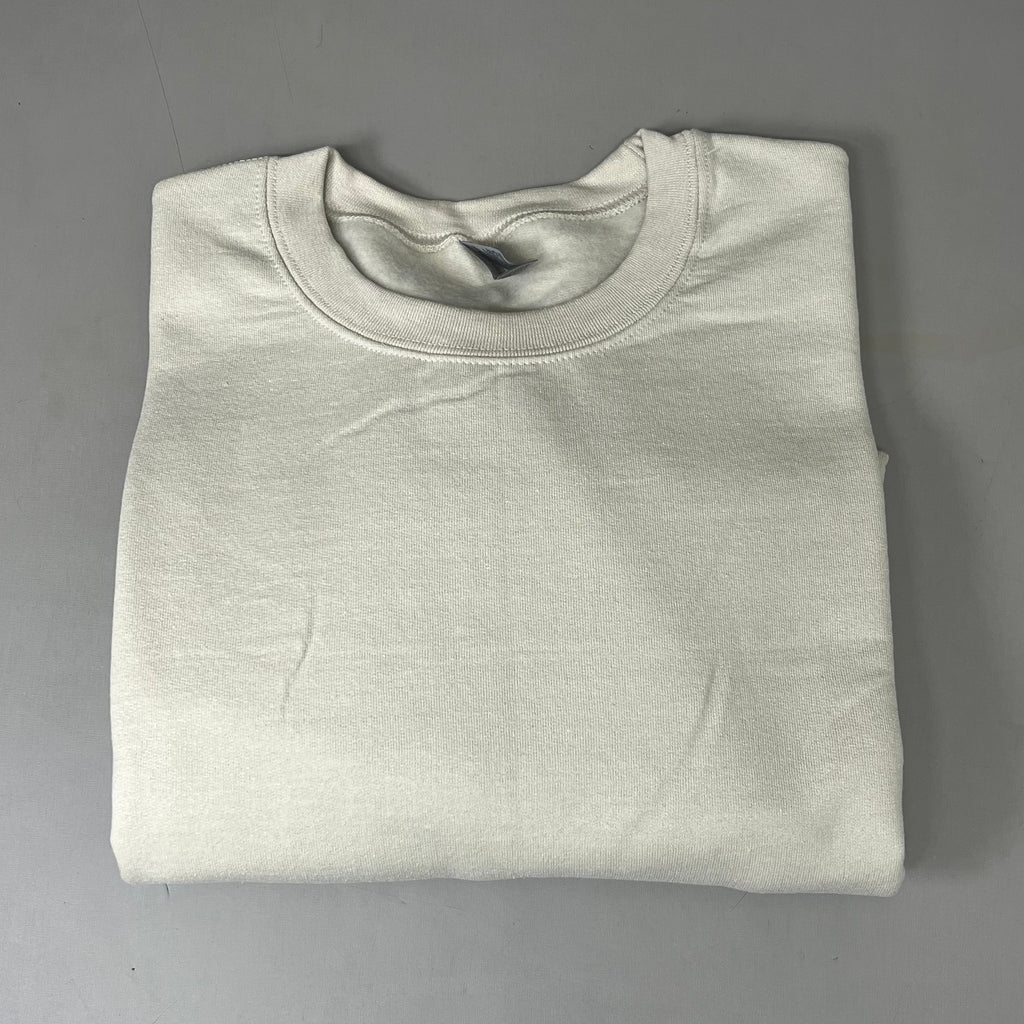 GILDAN Heavy Blend Crewneck Sweater Sweatshirt Sand SZ L G180