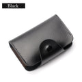 Genuine Leather Card Wallet for Men and Women Cowhide Business Card Holder Credit Card Purse